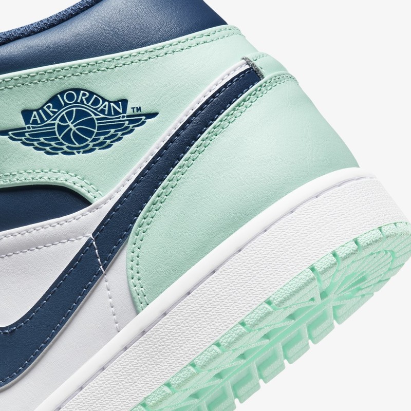 Air Jordan 1 Mid Blue Mint | 554724-413 | Grailify